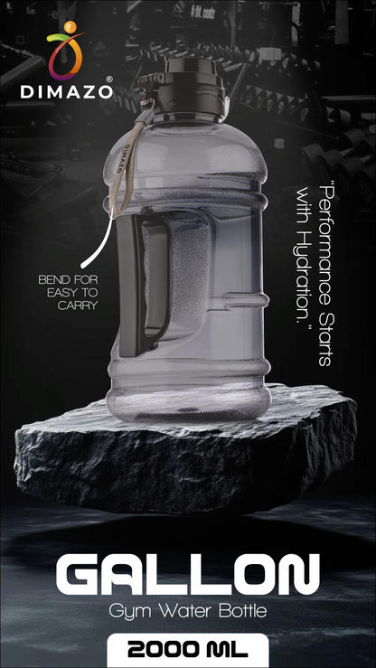 Dimazo Gym Gallon Bottle for Men 2.2 Litre Water Bottle,Fitness for Men and Women