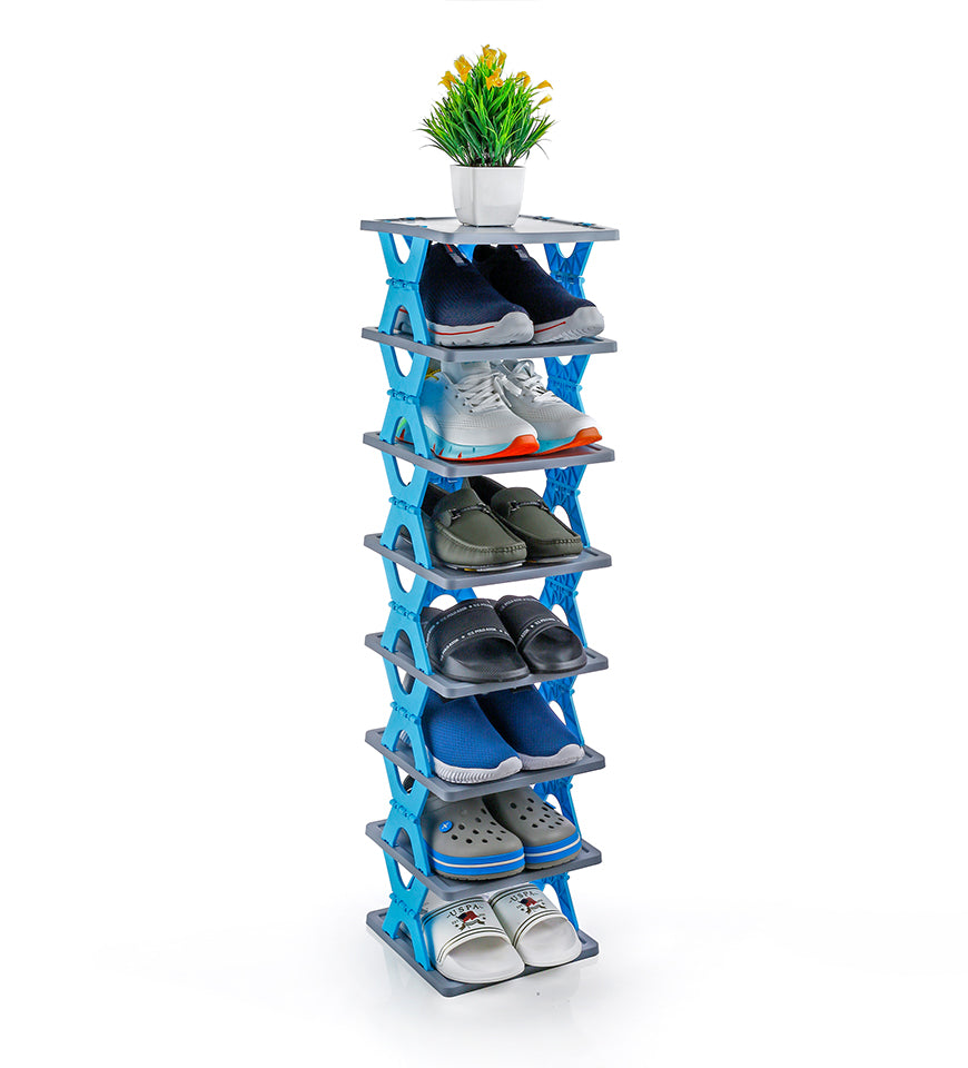 Blue Shoes Rack