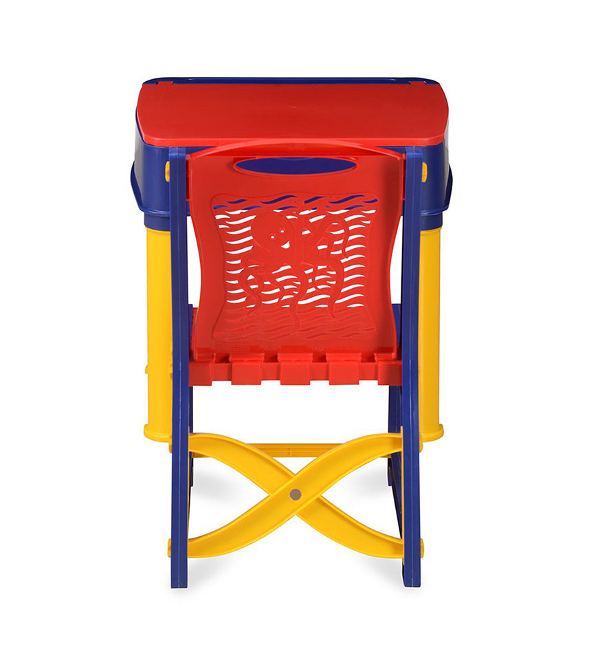 Dimazo Baby Study Table |Kids Junior Study Table & Chair |Red, Blue & Yellow