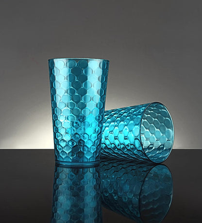 Blue Glossy Glass