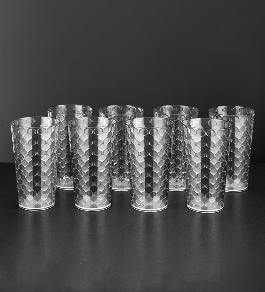 Set Of 8 Glass