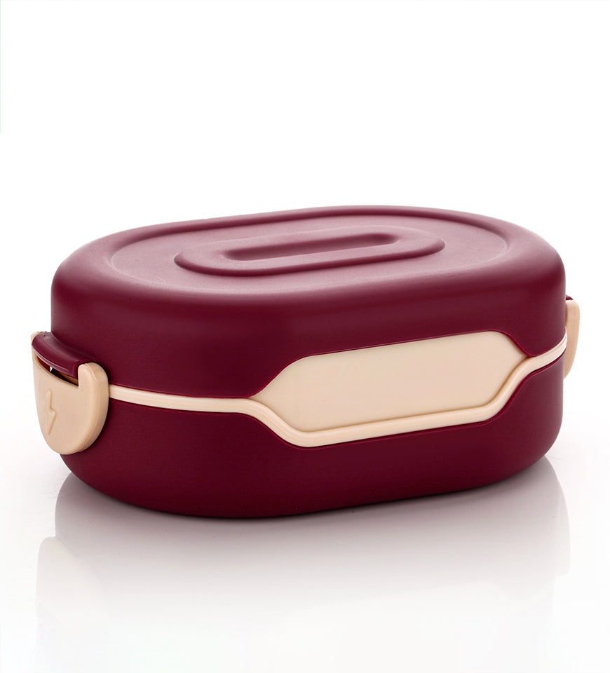 Red Plastic Lunch Box