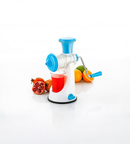 Blue Hand Fruit Juicer