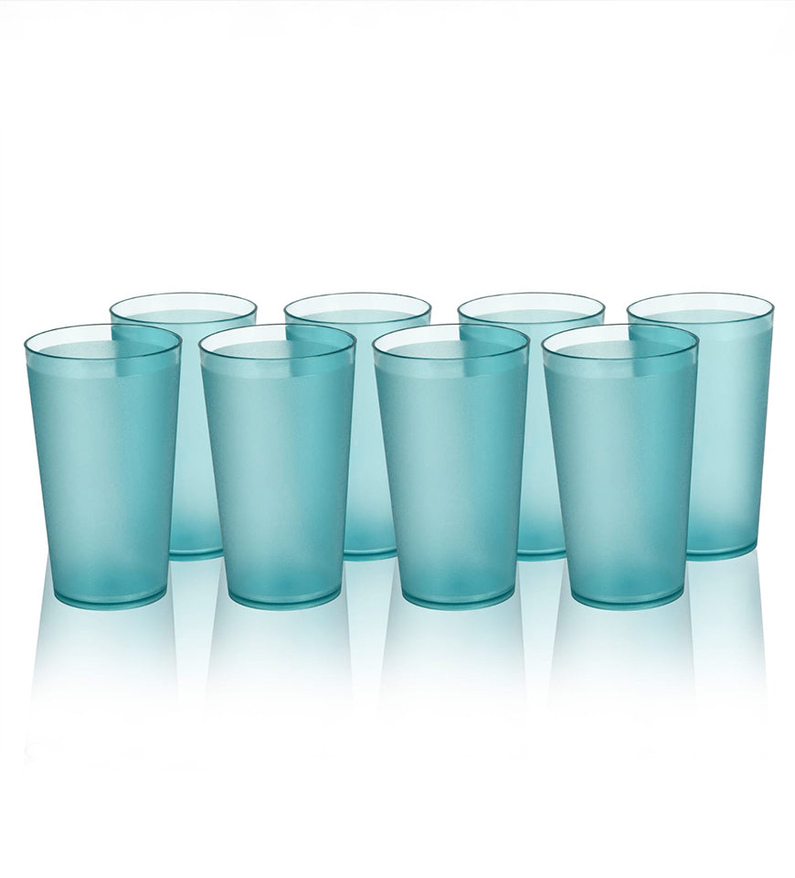 Dimazo Mat Glass |Use For Water & Juice |Multicolor |BPA Free |Set Of 6 Pcs