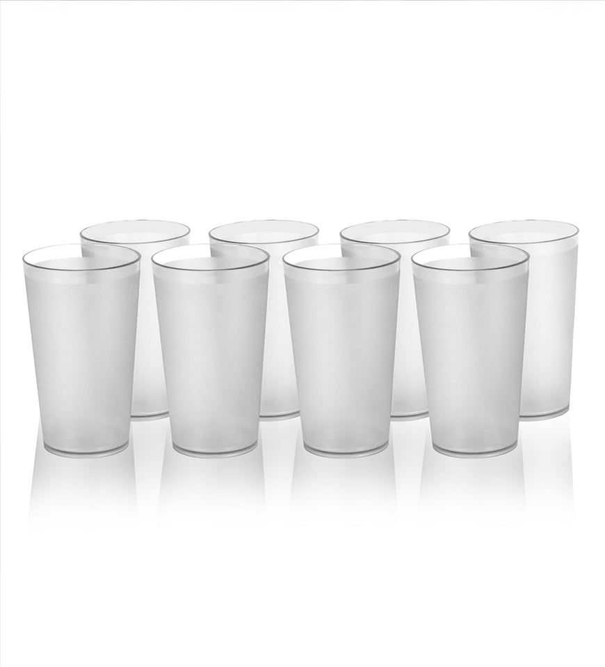 Dimazo Mat Glass |Use For Water & Juice |Multicolor |BPA Free |Set Of 6 Pcs