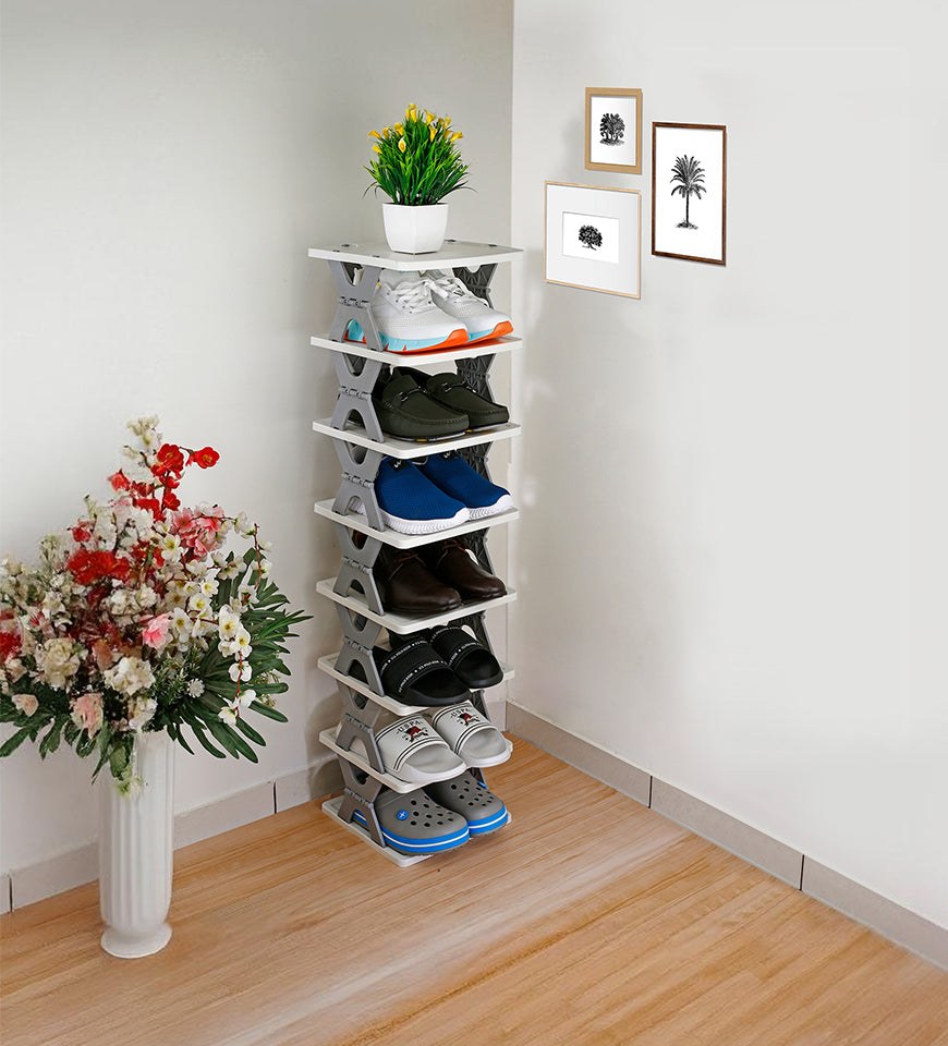 Side View Of Shoes Rack