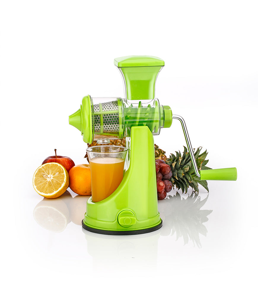 Square Lid Plastic Juicer |Steel Handle |Vegetable & Fruits Juicer |Multicolor