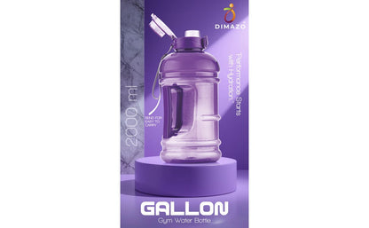 Dimazo Gym Gallon Bottle for Men 2.2 Litre Water Bottle,Fitness for Men and Women