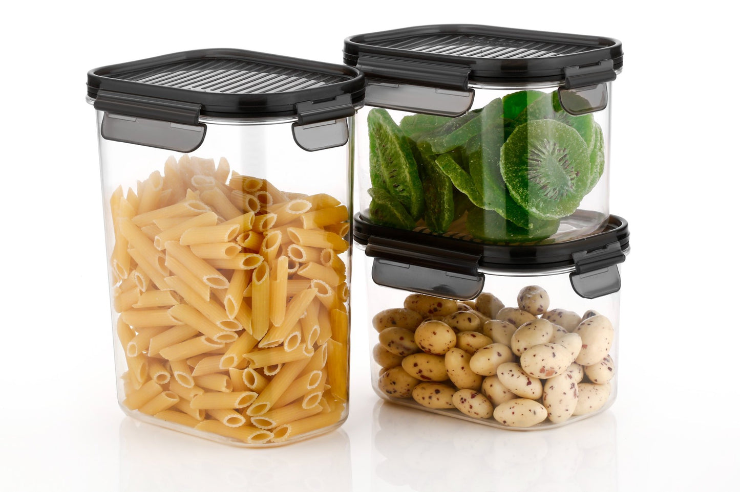 Dimazofly Square Air Tight Container For Fridge Organizer Plastic Container Storage Set Fridge Storage Boxes, Kitchen Accessories Set Organization & Kitchen Storage( 800ml)
